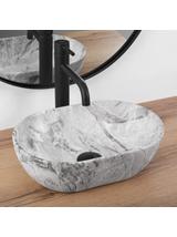 Umywalka nablatowa Rea AMELIA MINI STONE MATT