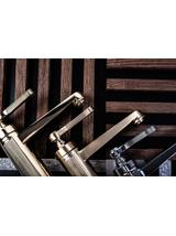 REA Monaco bateria umywalkowa chrom niska