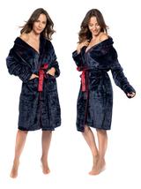 Szlafrok Damski Roger Navy Red M