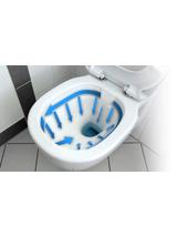 Misa WC podwieszana Carlo Mini Rimless Flat Złoto Czarna