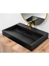 Umywalka Konglomeratowa GOYA BLACK MAT 100CM