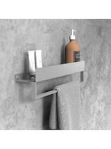Półka łazienkowa wannowa SF01 45cm stal szczotkowana