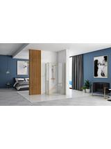 Душ кабина Rea DIAMOND 100x100 BRUSH GOLD