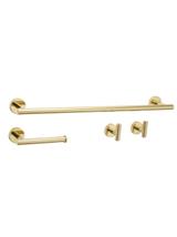 Juego de accesorios de baño Ari Gold 4 piezas