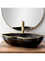 Βρύση REA LUNGO Gold Brushed High Basin Baucin