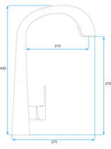 Kitchen faucet Rea Ross Brush Copper