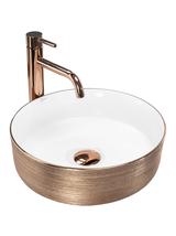 Kriauklė stalviršio Rea Sami Brush Rose Gold