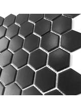 Mozaika hexagon 133425 Czarna