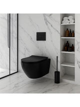 WC csésze Rea Carlo Mini Tornado NF BLACK MATT