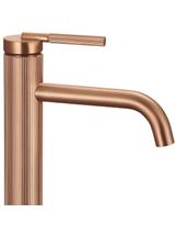 Waschbeckenarmatur Rea Argon Brush Copper high