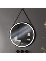 LUSTRO OKRĄGŁE LED WISZĄCE NA PASKU 70cm 104