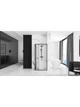 Kabina prysznicowa Rea Space In Black 80x100