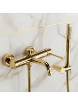 Grifo de bañera Rea Lungo Diamond Gold