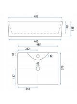 Отдельно стоящий пьедестал с умывальником Basaro UN1003 Ceres