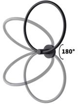 Wieszak łazienkowy RING 332915A MIST 05 CZARNY