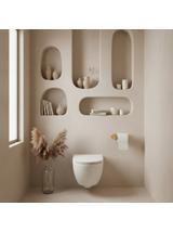 Uchwyt na papier toaletowy Tomi 5809 Złoty Szczotkowany