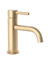 Βρύση χαμηλής λεκάνης REA LUNGO Gold Brushed