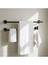 Juego de accesorios de baño Ari Black 4 piezas