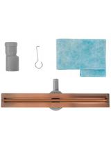 Odpływ Liniowy REA NEOX SLIM PRO brush l. copper 100
