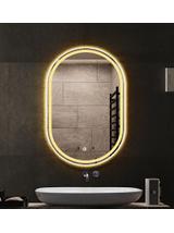 Miroir LED 80x60cm P10408