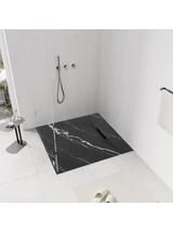 Brodzik prysznicowy Bazalt CARRARA BLACK 90x90