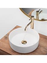Umywalka nablatowa Rea Sami Marble Mat