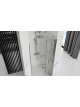 Porte de douche Rea Molier Chrome + profilé 80