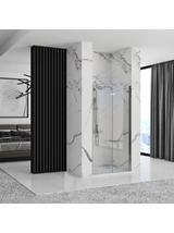 Porte de douche Rea Molier Chrome + profilé 80