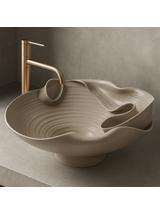 Ceramic Countertop Basin REA HM-12 Handmade ART