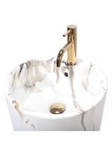 Umywalka Ceramiczna Wolnostojąca Blanka Marble Marmur
