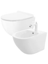 ZESTAW WC CARTER RIMLESS SLIM + BIDET CARTER MINI