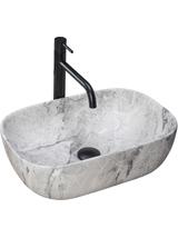Umywalka nablatowa Rea Livia Stone Mat