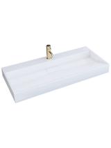 Умывальник конгломератный на столешницу GOYA 100CM