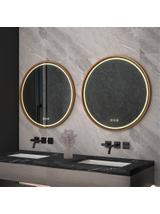 LED sienas spogulis 90cm MMJ BRUSH COPPER
