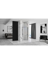 Porte de douche Rea Molier Chrome + profilé 80