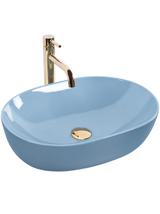 ΝΙΠΤΗΡΑΣ Πάγκου   Rea LISA  L.BLUE SHINY :  49 x 35 x  14 cm