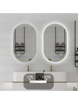 LUSTRO ŚCIENNE LED 50x80cm S027