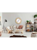 LUSTRO ŚCIENNE BOHO 36CM KLNA-MR01