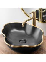 Βρύση REA LUNGO Gold Brushed High Basin Baucin