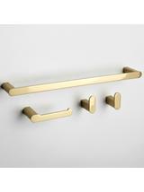 Juego de accesorios de baño Mati Gold 4 piezas