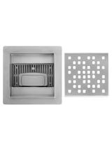 Odpływ liniowy REA DOTS STAL SZCZOTKOWANA 12x12