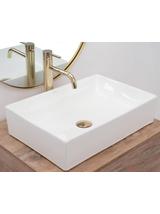 Πάγκος νιπτήρας REA Inga White Μ 51 Π 34,5 Υ 12 cm