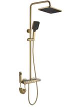 Σετ ντουζιέρας με θερμοστάτη REA ROB Brushed Gold