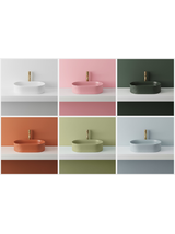 Countertop washbasin Rea Vanda Bubble Gum Matt