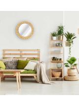 LUSTRO ŚCIENNE BOHO 36CM KLNA-MR01