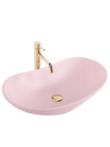 Umývadlo na dosku REA ROYAL Powder Pink Matt
