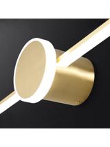 Kinkiet łazienkowy LED Round Gold 40cm APP842-1W