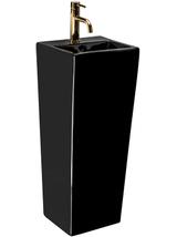 Umywalka ceramiczna wolnostojąca Kamila Black