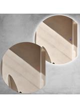 LUSTRO ŚCIENNE LED 80x70cm YH-3355