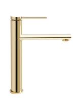 Βρύση νιπτήρα REA OVAL, Gold High
